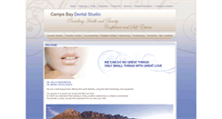 Desktop Screenshot of campsbaydentalstudio.co.za